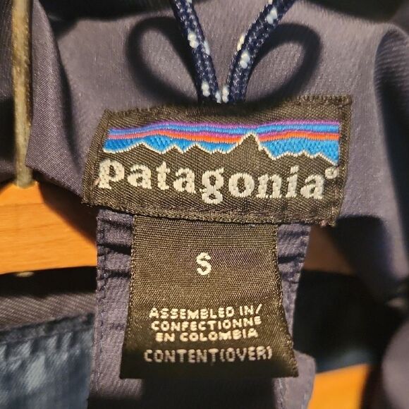 Patagonia Two-Tone Blue Hooded Jacket S - Picture 4 of 4